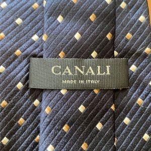 Canali Blue Silk Tie